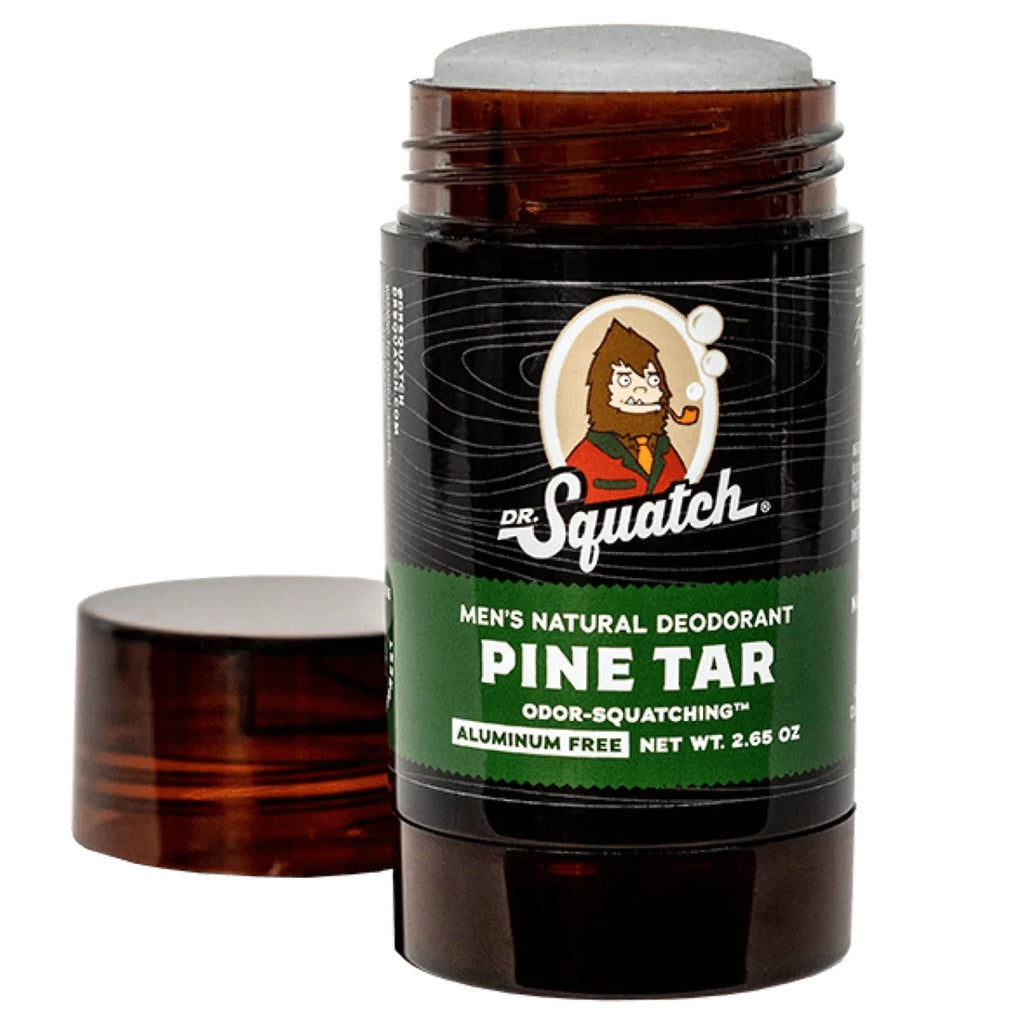 Dr Squatch PINE TAR 2.65oz Mens Natural Deodorant ~ Aluminum Free