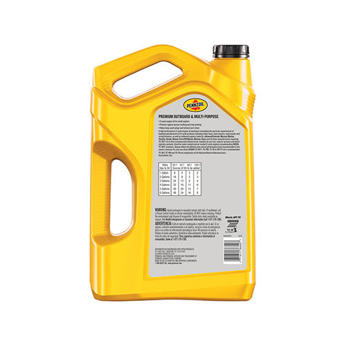Pennzoil Outdoor Premium Outboard Blue 2-Cycle Engine Oil 1 Gallon