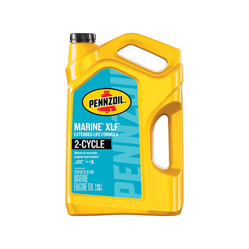 Pennzoil Outdoor Premium Outboard Blue 2-Cycle Engine Oil 1 Gallon