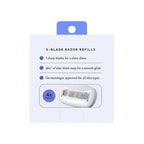 Billie Women's 5-Blade Razor Refill Cartridges with Aloe, 4 Pack