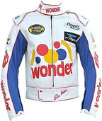 A-star plus Ricky Bobby Wonder Jacket Racing Nights The Bread Speed White Jacket | Ricky Bobby Wife Costume (US, Alpha, XX-Large, Regular, Regular, White)