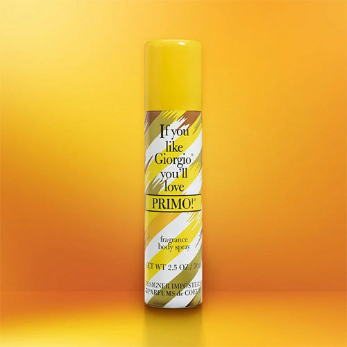 Primo Long Lasting Fragrance Deodorant Body Spray for Women 2.5oz