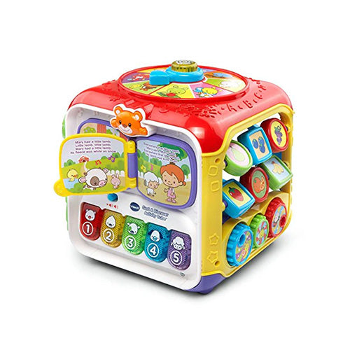 VTech Sort and Discover Activity Cube with Lights and Music