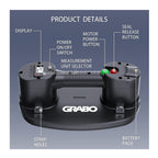 GRABO Pro-Lifter Heavy Lift, 20 Liter Pumping Capacity, Versatile, and Tested Electric Suction Cup with Run Status Indicator and Rubber Foam Seal