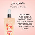 Body Fantasies Body Spray Holiday Gift Set for Her - 3 Piece Lovely Scents Sampler, Perfect for Stocking Stuffers