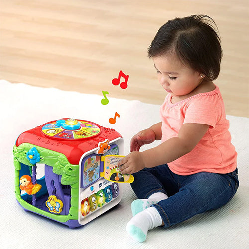 VTech Sort and Discover Activity Cube with Lights and Music