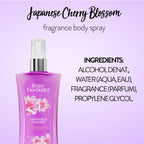 Body Fantasies Body Spray Holiday Gift Set for Her - 3 Piece Lovely Scents Sampler, Perfect for Stocking Stuffers