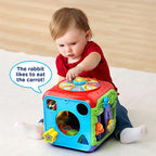 VTech Sort and Discover Activity Cube with Lights and Music
