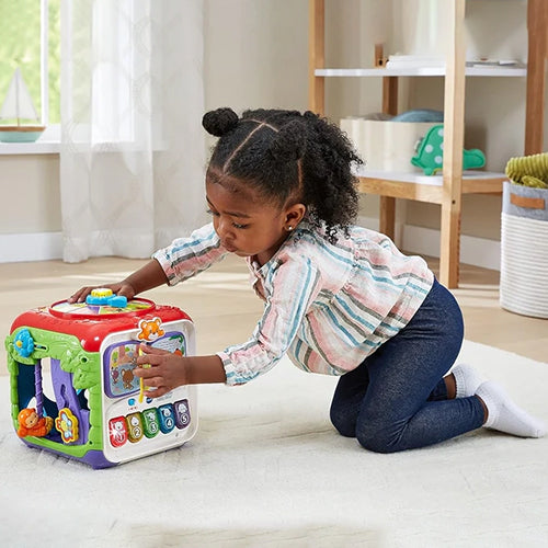 VTech Sort and Discover Activity Cube with Lights and Music