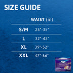 TENA Sensitive Care Overnight Incontinence Underwear for Women, Bladder control, Postpartum, Large, 16 Count (Waist Size 32in-42in)