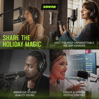 Shure SM7B Vocal Dynamic Microphone – XLR Studio Mic for Podcasting, Recording, Broadcasting, Streaming & Gaming – Smooth, Warm Sound, Rugged Build, Detachable Windscreen, Wide Frequency Range, Black