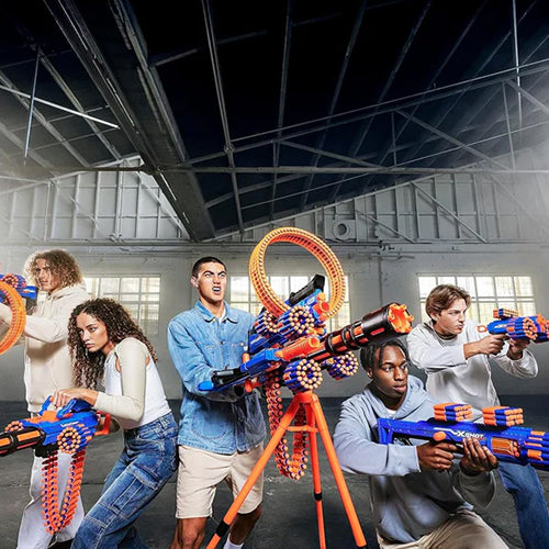 XSHOT Insanity Bezerko Foam Blaster with Rotating Eight Dart Barrel