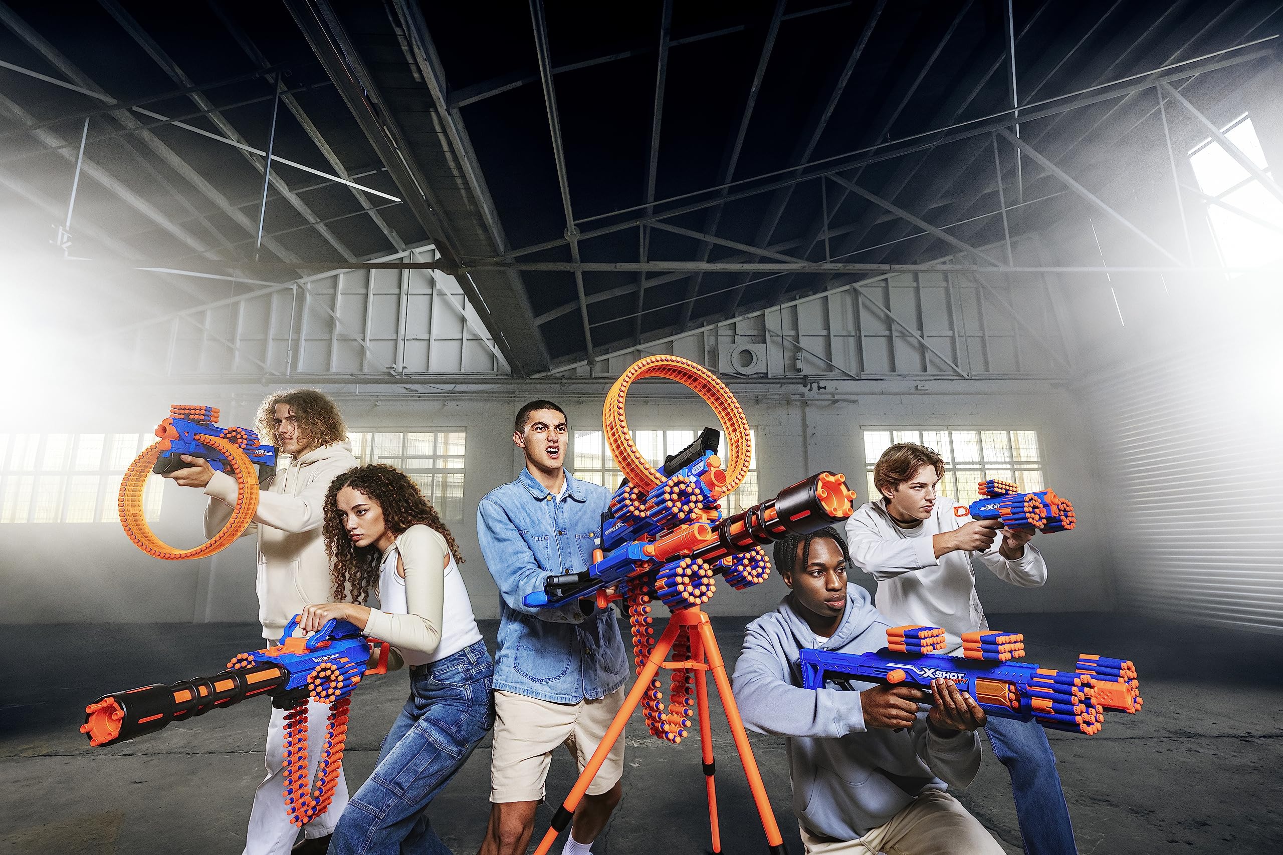 XSHOT Insanity Bezerko by ZURU - 48 Dart Outdoor Toy with Air Pocket Technology and Storage for Boys, Girls, Teens and Adults