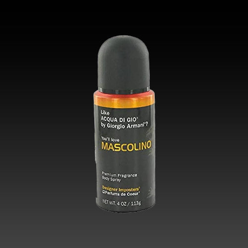 Designer Imposters Mascolino Men's Cologne Body Spray 4oz 6-Pack