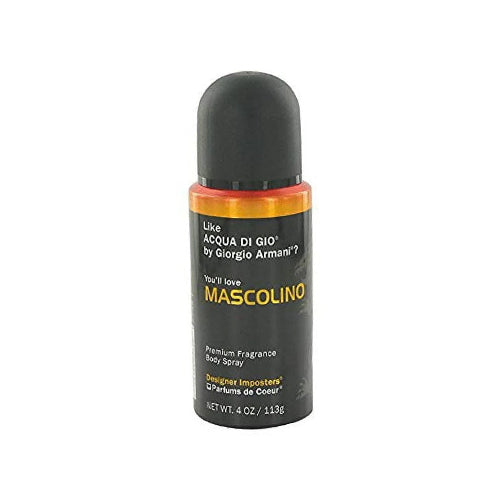 Designer Imposters Mascolino Men's Cologne Body Spray 4oz 6-Pack
