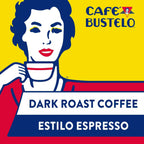 Café Bustelo Espresso Style Dark Roast Instant Coffee, 6 Count Single Serve Packets