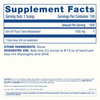 Prohealth Longevity Bulk Trans Resveratrol Powder 100 Grams