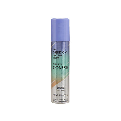 Designer Imposters Confess Perfume Body Spray for Women 2.5 Oz