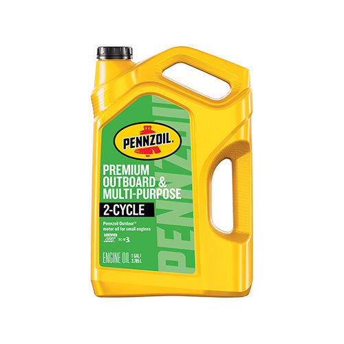Pennzoil Outdoor Premium Outboard Blue 2-Cycle Engine Oil 1 Gallon