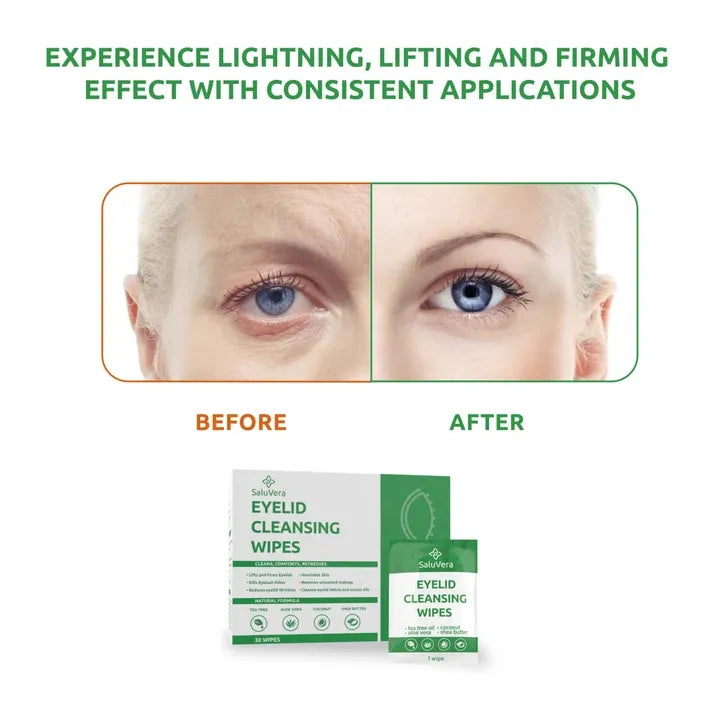 SaluVera Eyelid Cleansing Wipes