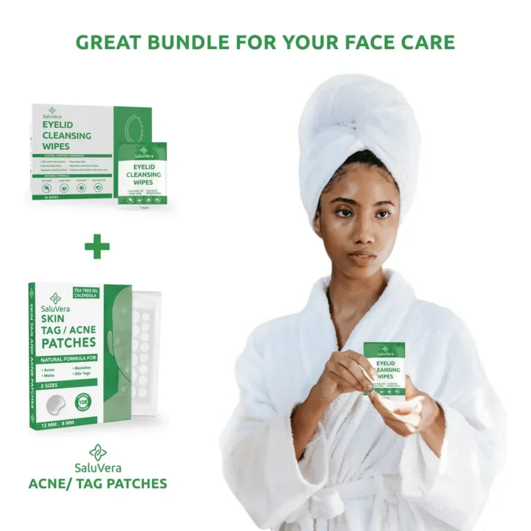SaluVera Eyelid Cleansing Wipes