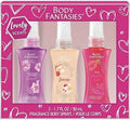 Body Fantasies Lovely Scents Body Spray Gift Set, 1.7 fl oz Each, 3 ct