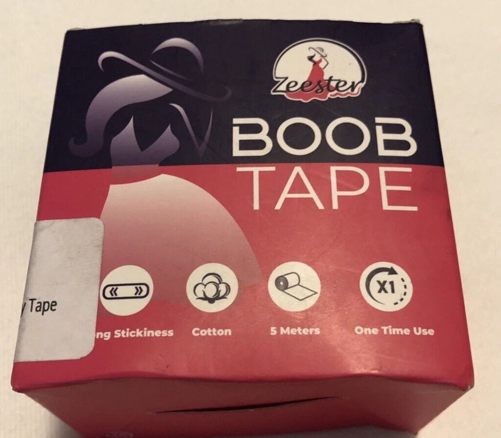 Zeester Boob Tape for Breast Lift, Breathable Adhesive Beige 5M
