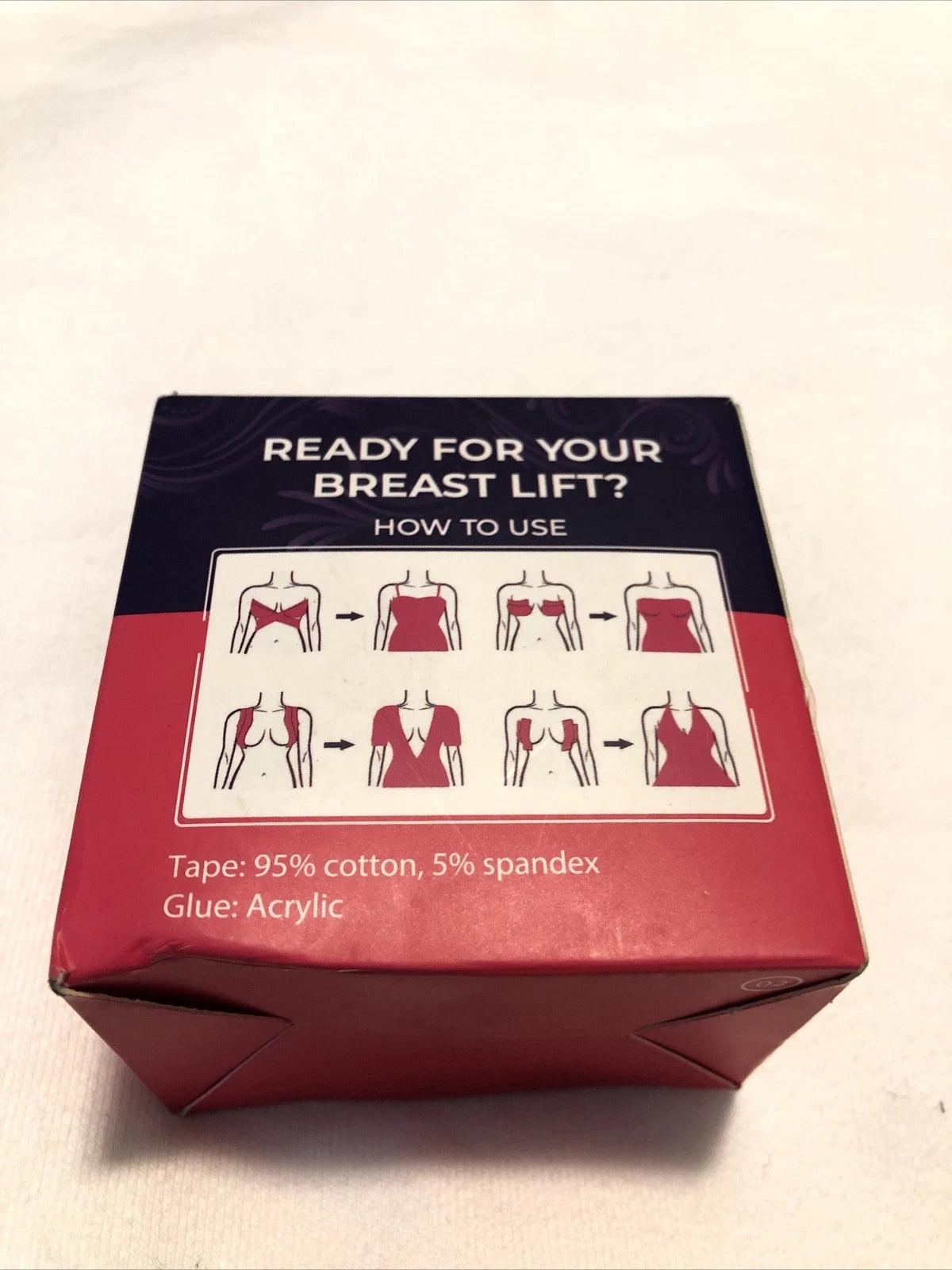 Zeester Boob Tape for Breast Lift, Breathable Adhesive Beige 5M